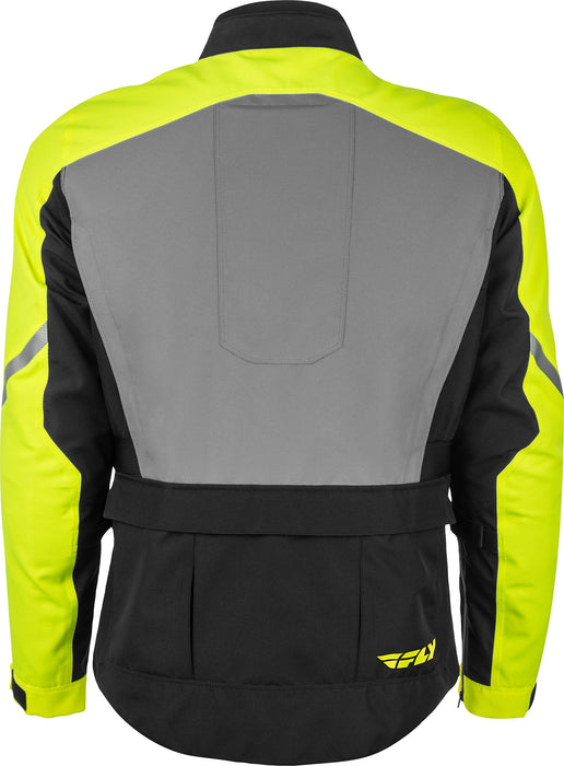Fly Racing Terra Trek Jacket (Black/Hi-Vis, 4X-Large)