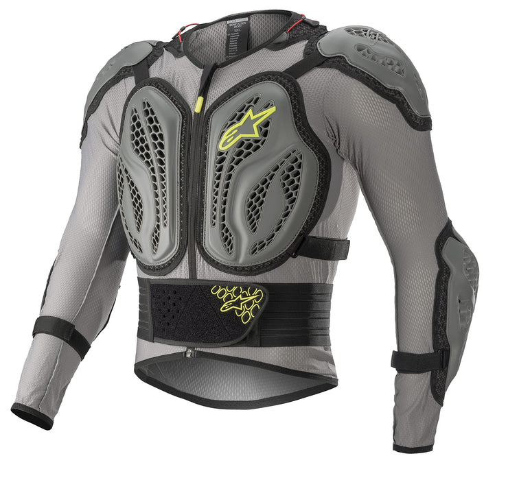 Alpinestars Bionic Action Jacket Dk Grey/Ash Grey/Ylw Fluo Lg (6506818-9355-L)