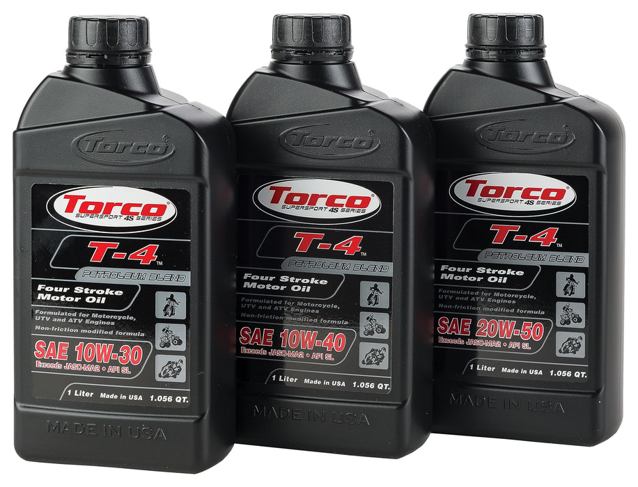 Torco T-4 Four-Stroke Motor Oil (10W-40)