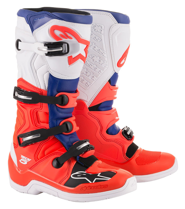 Alpinestars 2015015-3072-11 Tech 5 Boots Red/Blue/White Sz 11