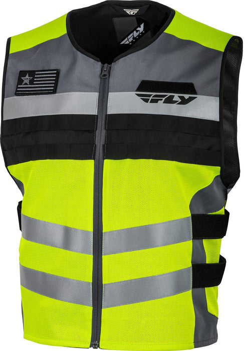 FLY Racing Adult Fast Pass Vest (Hi-Vis Yellow, 2X-Large/3X-Large)
