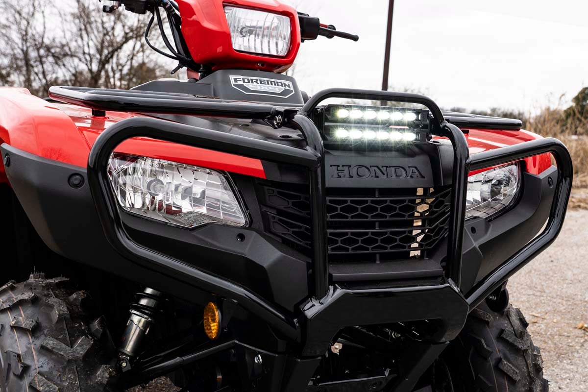 Rough Country Led Light Kit Bumper Mount 6" Black Slimline Pair Fits Honda Foreman/Rancher 92016