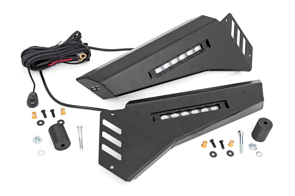 Rough Country Bumper Wings No Stinger 6" Led Combo Fits Honda Pioneer 1000/Pioneer 1000-5 92023