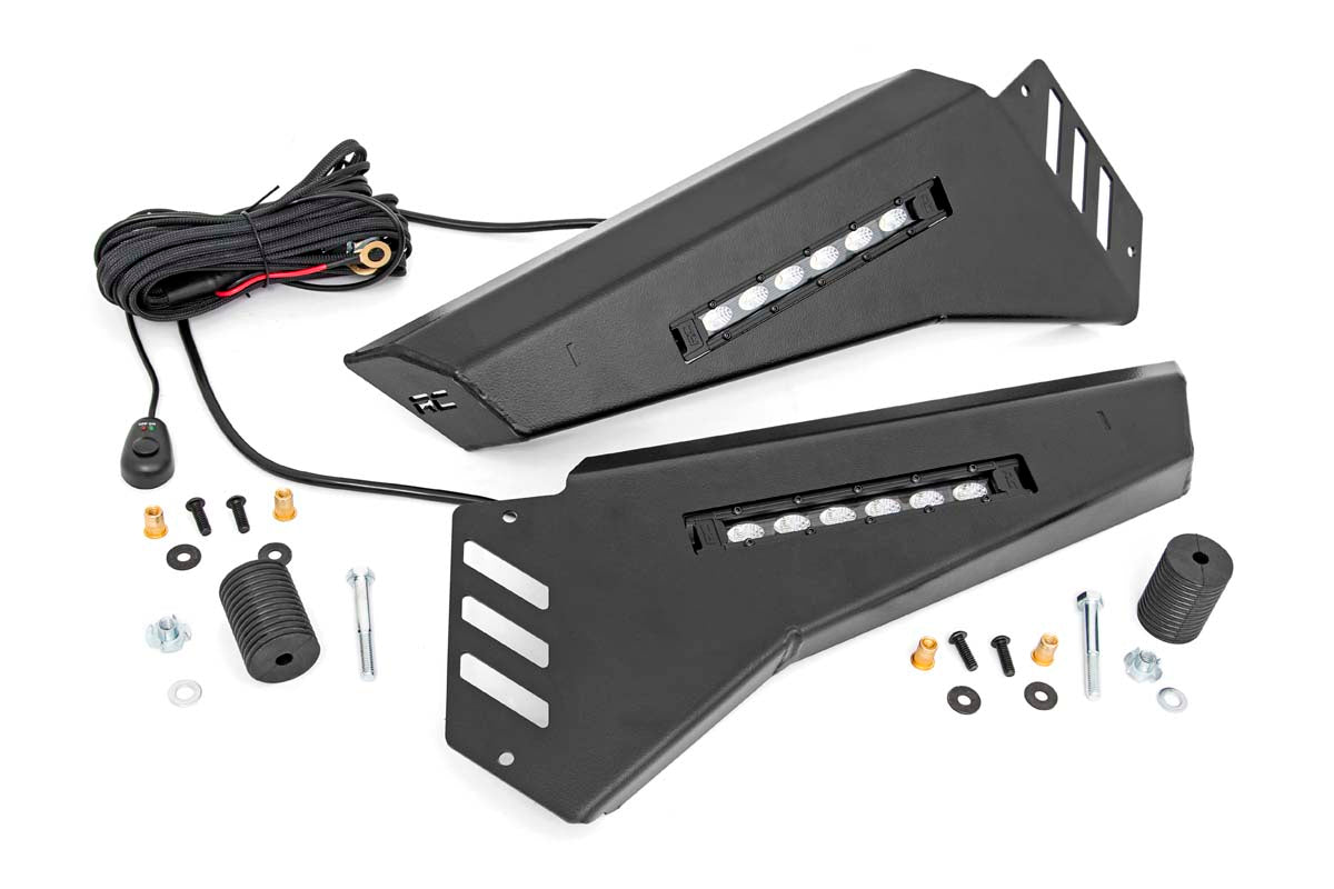 Rough Country Bumper Wings No Stinger 6" Led Combo Fits Honda Pioneer 1000/Pioneer 1000-5 92023