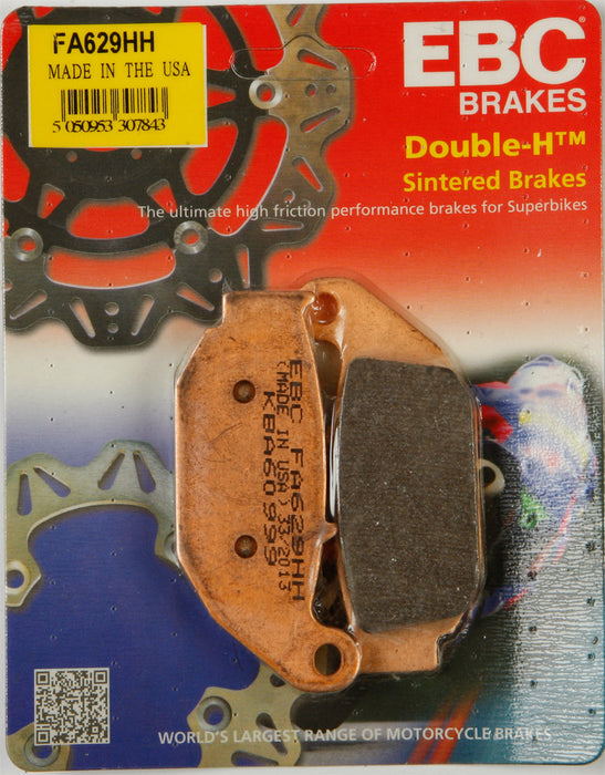 EBC Brakes FA629HH Double-H Series Sintered Disc Brake Pad, Black, One-Size