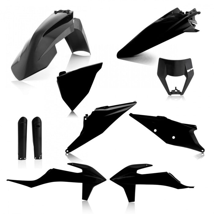 Acerbis Full Plastic Kits For Fits KTM Black (), One Size 2791540001