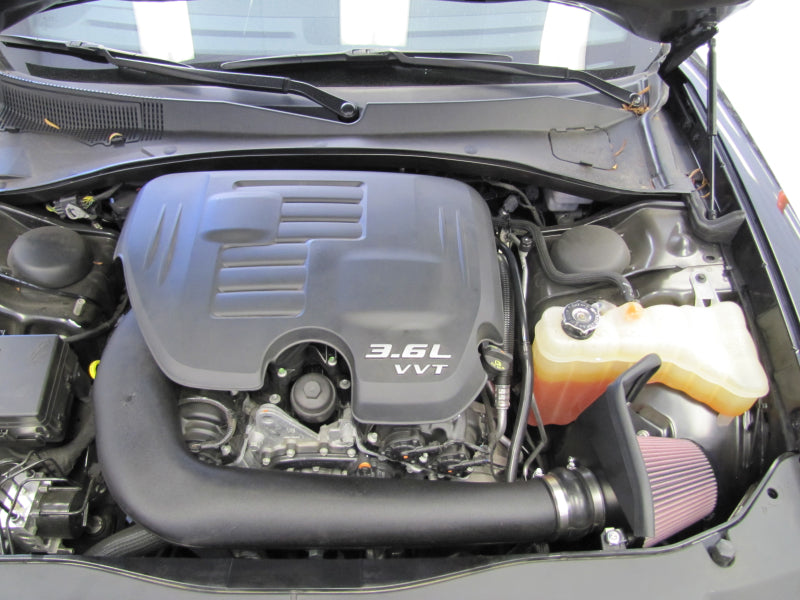 K&N 57-1564 Fuel Injection Air Intake Kit for DODGE CHARGER V6-3.6L F/I, 2011-2015