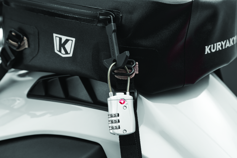 Kuryakyn Motorcycle Accessory: Tsa Approved Luggage And Gear Three-Digit Combination Cable Lock, Multi-Fit 5850