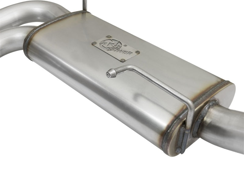 aFe Rebel Series CB Middle-Side Exit SS Exhaust w/ Polished Tips 09-16 GM Silverado/Sierra V6/V8 49-44070-P