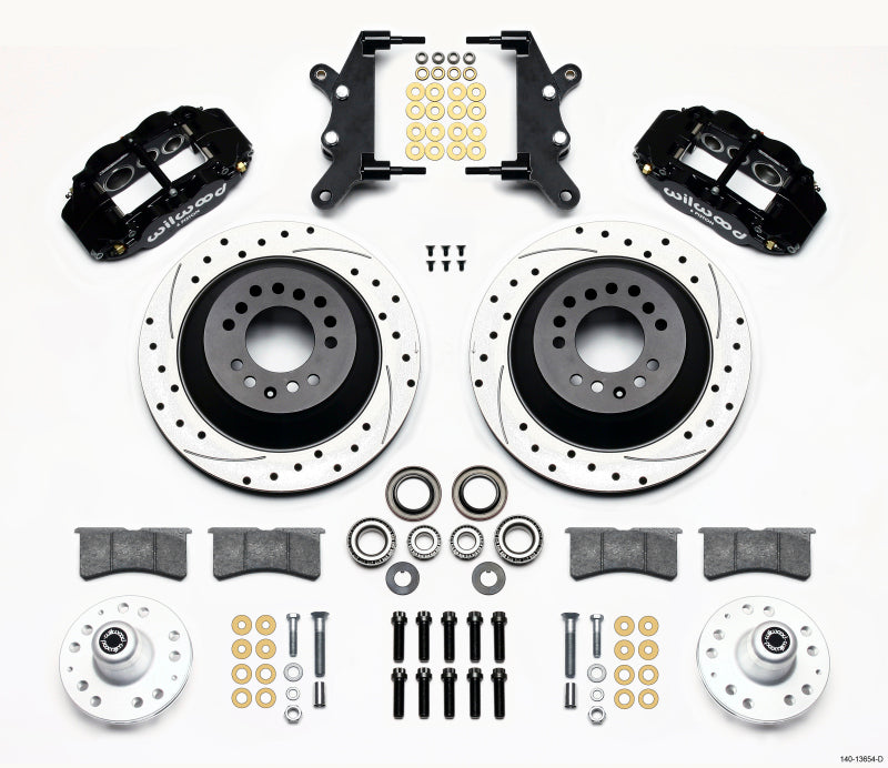 Wilwood Narrow Superlite 6R Front Hub & 1PC Rtr Kit 12.88in Dril 60-68 Ford / Mercury Full Size 140-13654-D