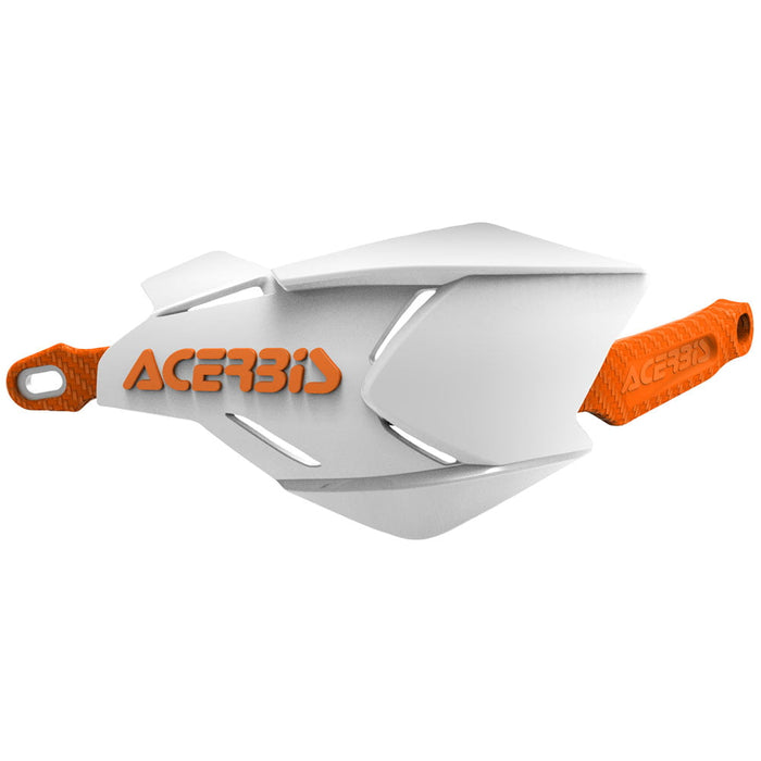 Acerbis MX ATV Motorcycle 7/8" 1 1/8" Handguards X Factory White/Orange