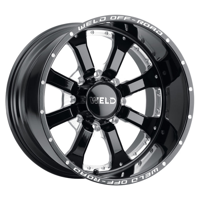 Weld Racing W12509018500 20x9 Granada Eight Wheel, 8x180, Black