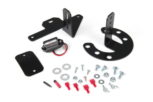 JKS Spare Tire License Plate Mount, Wrangler Yj, Tj, LJ And JK, Fits 2004-2006 Jeep Wrangler LJ 8211