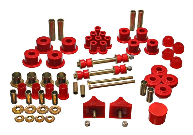 Energy Suspension 66-76 Chrysler A Body Dart/Demon/Duster/Valiant Red Hyper-flex Master Bushing Se 5.18104R