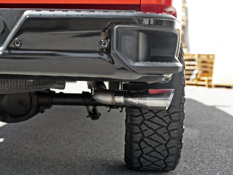 aFe Vulcan Series 3in 304SS Exhaust Cat-Back w/ Pol Tips 2019 GM Silverado / Sierra 1500 L4-2.7L (t) 49-34109-P