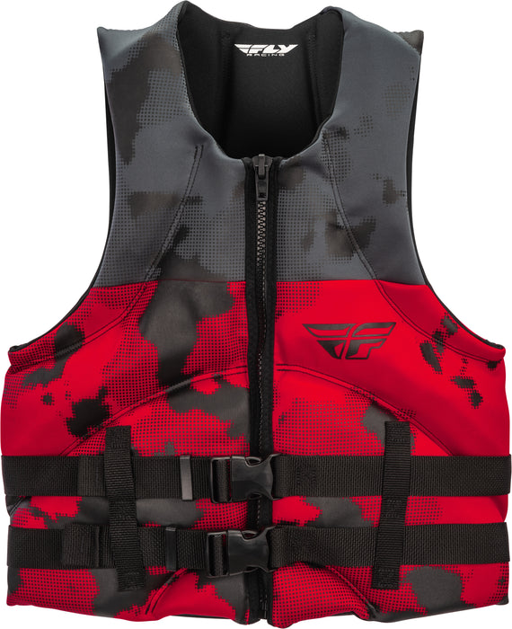 Fly Racing Neoprene Life Vest (Red, XX-Large)