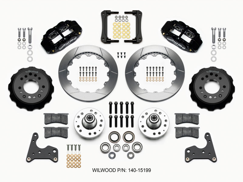 Wilwood Narrow Superlite 6R Front Hub Kit 12.88in 65-72 CDP C Body -Drum 140-15199