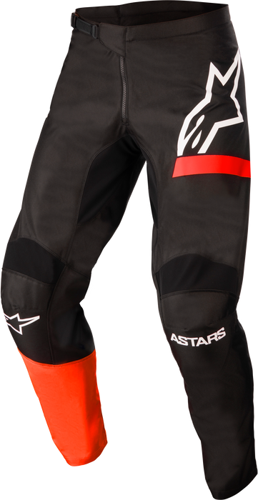 Alpinestars Youth Racer Chaser Pants Black/Bright Red Sz 24 (3742422-1303-24)