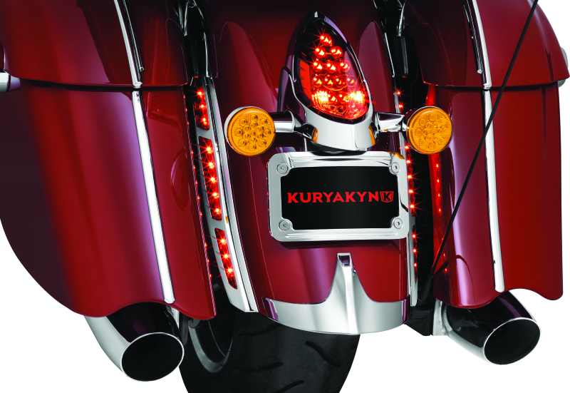 Kuryakyn Led Rear Fender Strip Lights For Indian Chrome 2898