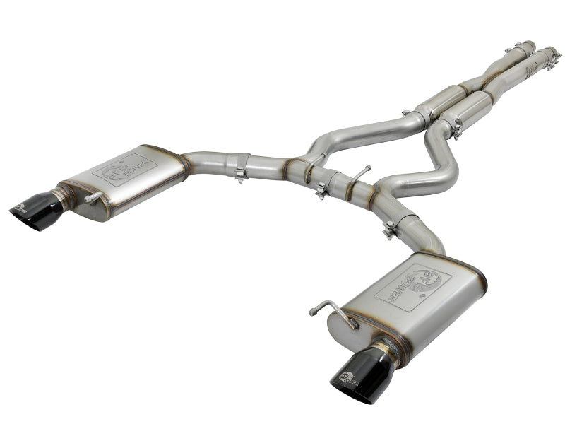 aFe 11-21 Compatible with Dodge Durango V6-3.6L / V8-5.7L MACH Force-Xp 304 SS Cat-Back Exhaust System w/ Black Tip 49-32086-B