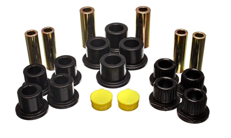 Energy Suspension Rear Leaf Spring Bushing Set Black 4.2149G