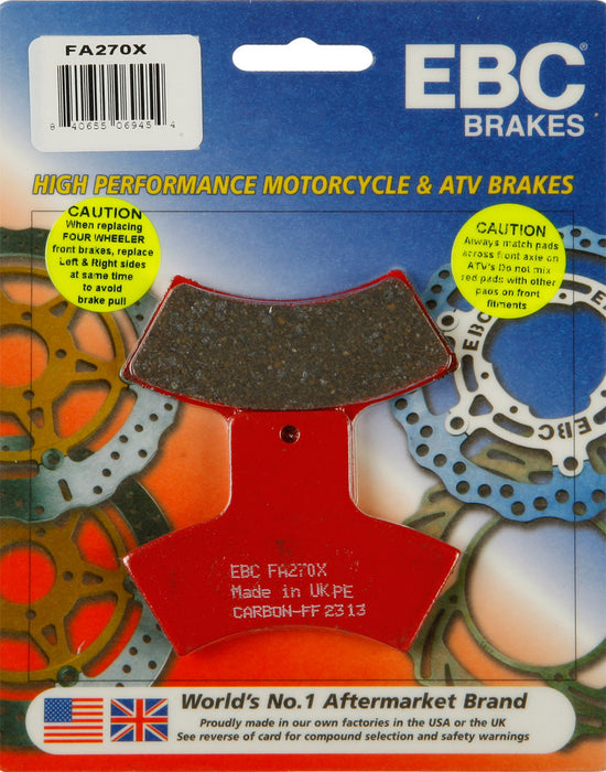 EBC Brakes FA270X Disc Brake Pad Set