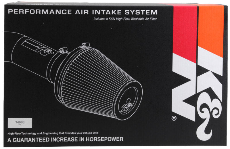 K&N 63-3117 Aircharger Intake Kit for CHEVROLET SILVERADO V6-4.3L F/I, 2019-20