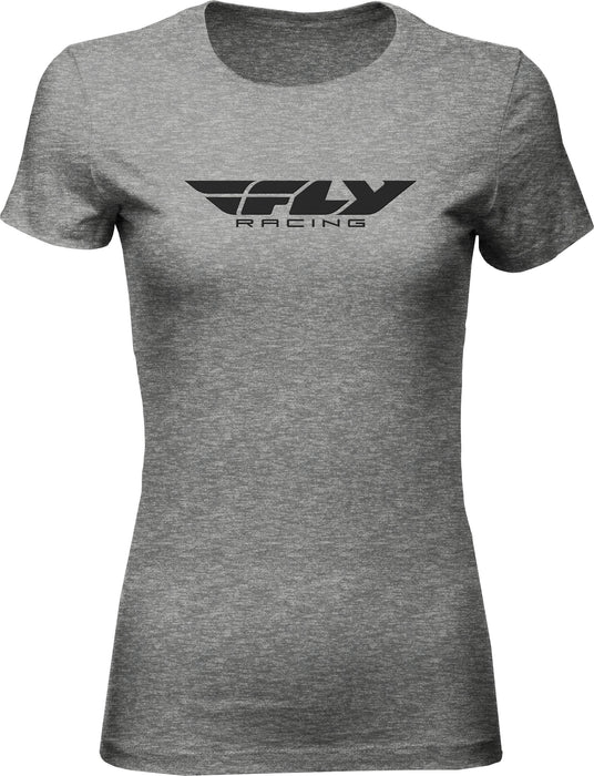 Fly Racing Women's Corporate T-Shirt (XX-Large) (Dark Grey Heather)