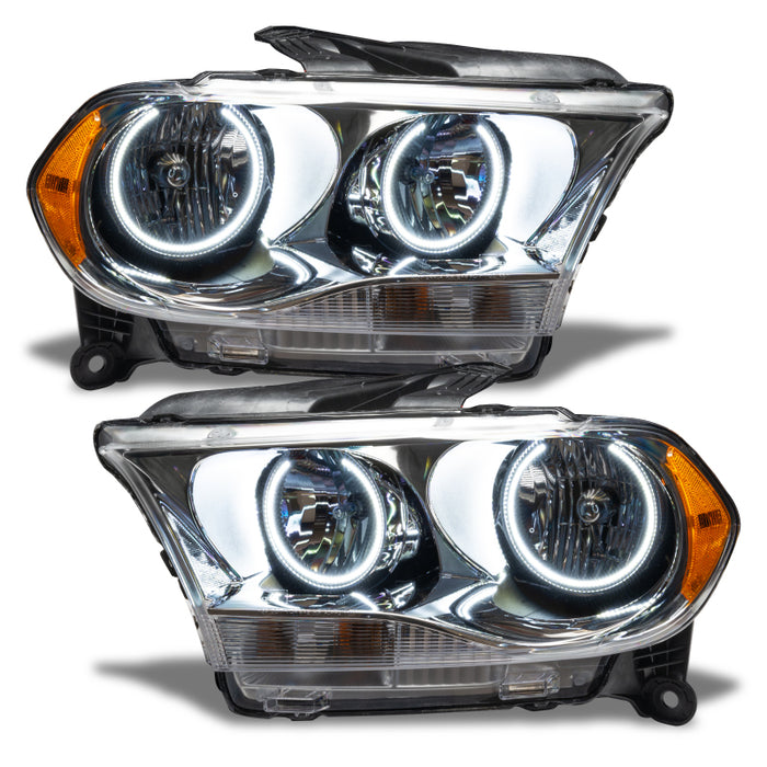 Oracle 11-13 Compatible with Dodge Durango SMD HL Halogen Chrome White SEE WARRANTY 7101-001