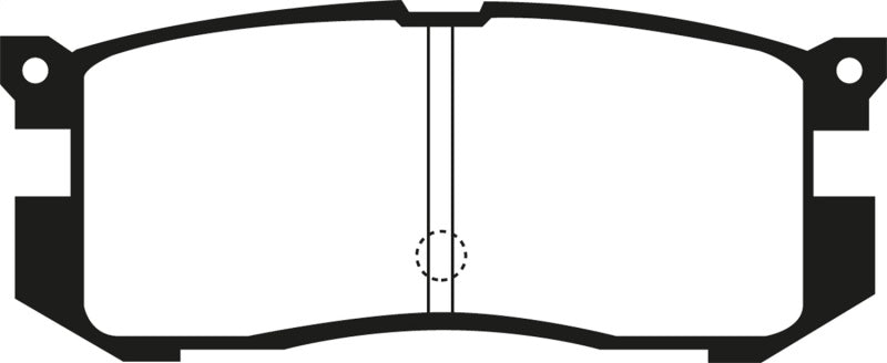 EBC 89-92 Ford Probe 2.2 Ultimax Rear Brake Pads UD400