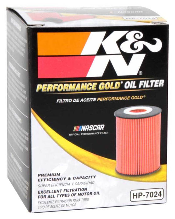 K&N Premium Oil Filter: Protects Your Engine: Compatible With Select Mini/Ford/Peugeot/Land Rover Vehicle Models (See Product Description For Full List Of Compatible Vehicles), Hp-7024 HP-7024
