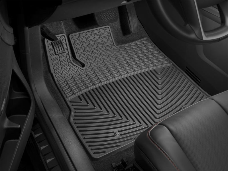 WeatherTech 2017+ Ford F-250/F-350/F-450/F-550 Front Rubber Mats Black W407