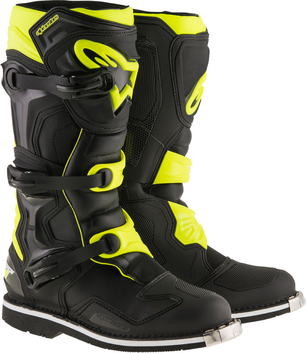 Alpinestars Tech 1 Boots Black/Yellow Sz 15 2016016-155-15