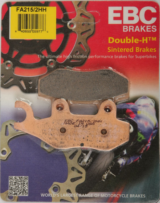 EBC Brakes FA215/2HH Disc Brake Pad Set, Black, One-Size