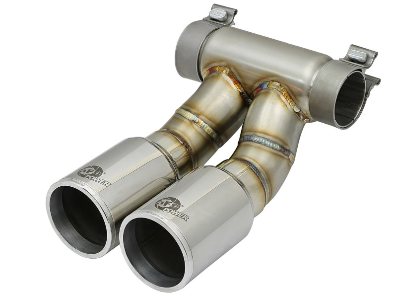 aFe Power 13-14 Porsche Cayman S / Boxster S Polish Exhaust Tip Upgrade 49C36413-P