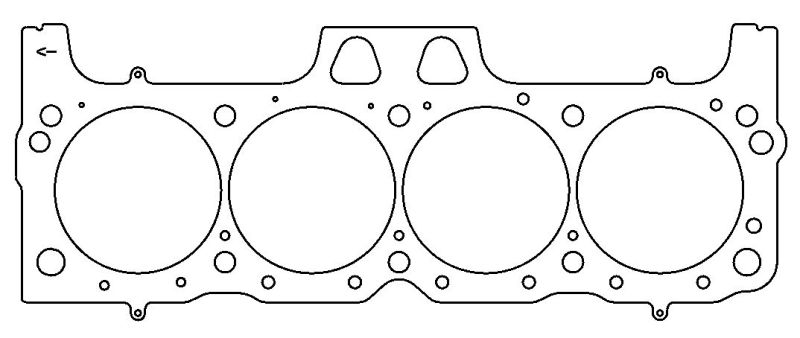 Cometic Ford Big Block 4.40in Bore .027 Compressed Thickness MLS Head Gasket C5666-027