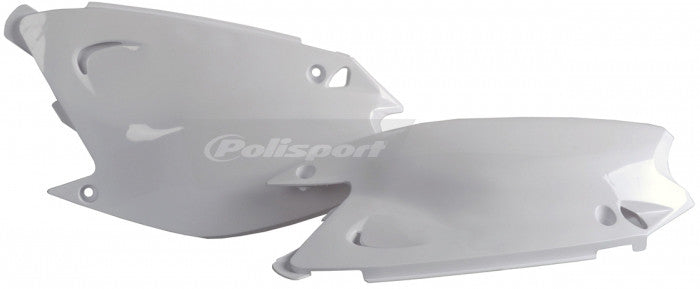 Polisport Side Panel Set (White) for 03-07 Kawasaki KX250