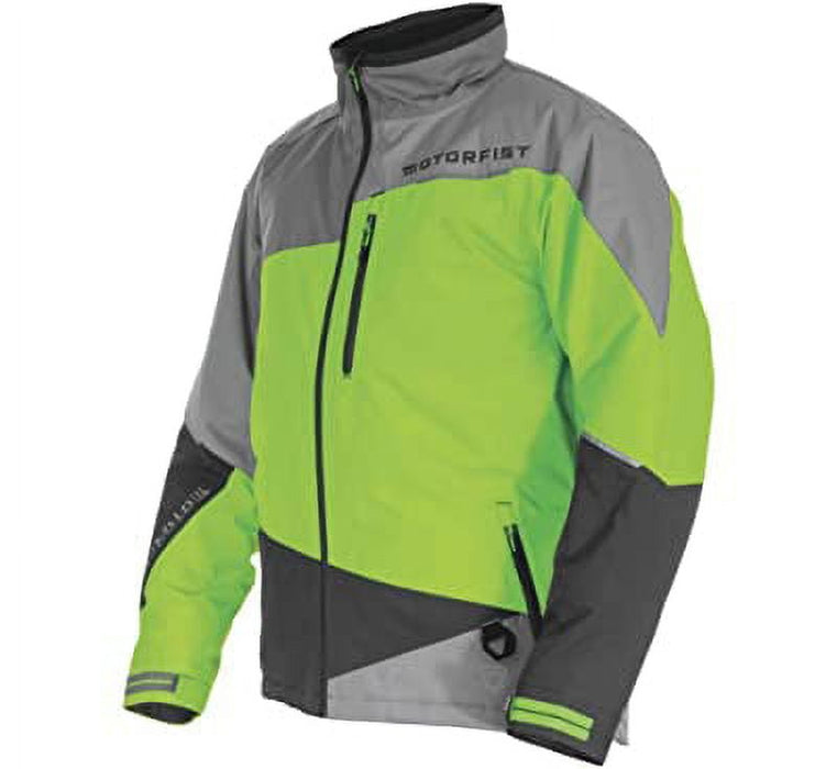 Motorfist Snowmobile Cold Weather Fits Redline Jacket, Green/Grey Size Adult L MF19A-J58-GSG-L