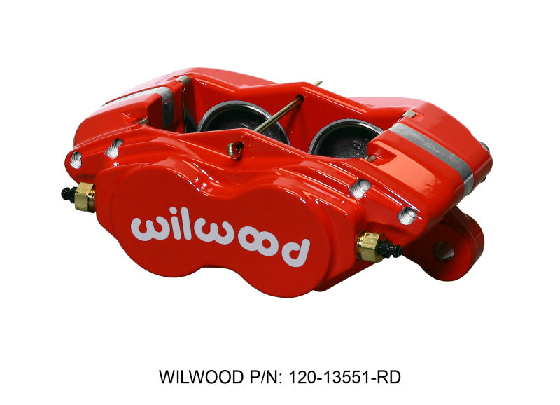 WILWOOD 120-13551-RD CALIPER,FDL-M,1.75,1.00 ROTOR,RED