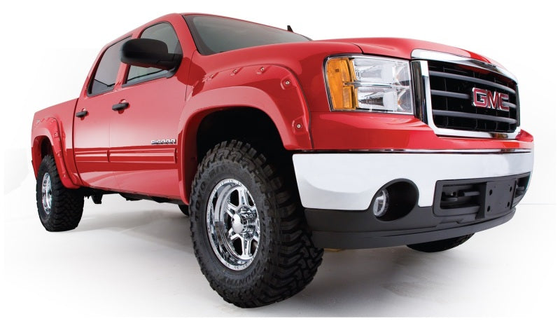 Bushwacker 07-13 GMC Sierra 1500 Fleetside Boss Pocket Style Flares 4pc 78.7/97.6in Bed Black 40928-02