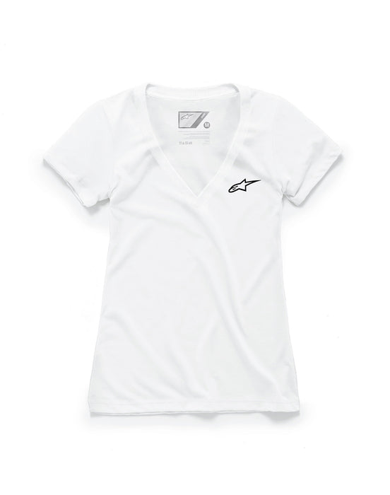 Alpinestars Standard Women's Ageless V-Neck Tee White Sm, Multi, one_Size