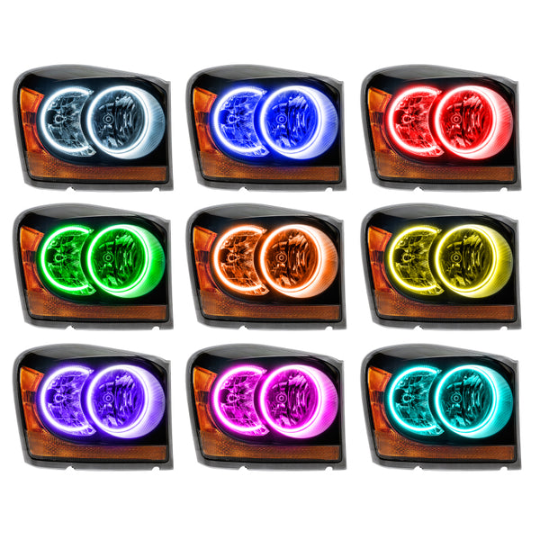 Oracle 04-06 Compatible with Dodge Durango SMD HL Black ColorSHIFT w/ Simple Controller SEE WARRANTY 7107-504