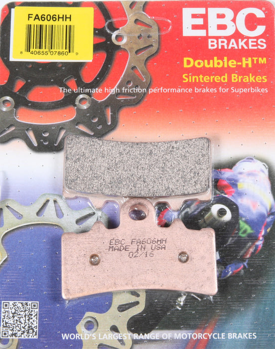 EBC Brakes FA606HH Disc Brake Pad Set, Black, 1x1x1