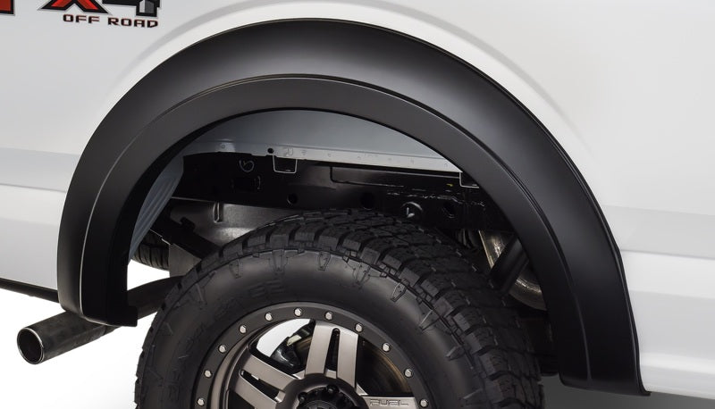 Bushwacker 15-17 Ford F-150 Styleside Extend-A-Fender Style Flares 2pc 67.1/78.9/97.6in Bed Black 20094-02