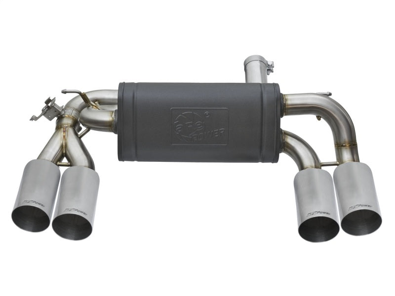 aFe MACHForce XP 3in 2 1/2in Axle Back 304SS Exhaust w/ Polished Tips 16-17 BMW M2 (f87) 49-36333-P