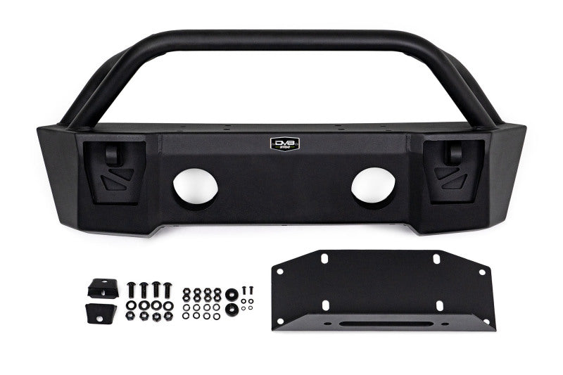 DV8 Offroad 07-22 compatible with Jeep Wrangler JK/JL Pocket Front Bumper FBJL-04