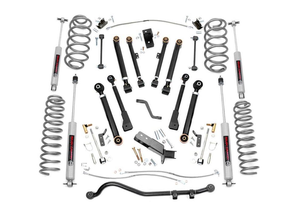 Rough Country 4 Inch Lift Kit X-Series Jeep Wrangler Tj 4Wd (1997-2006) 66130