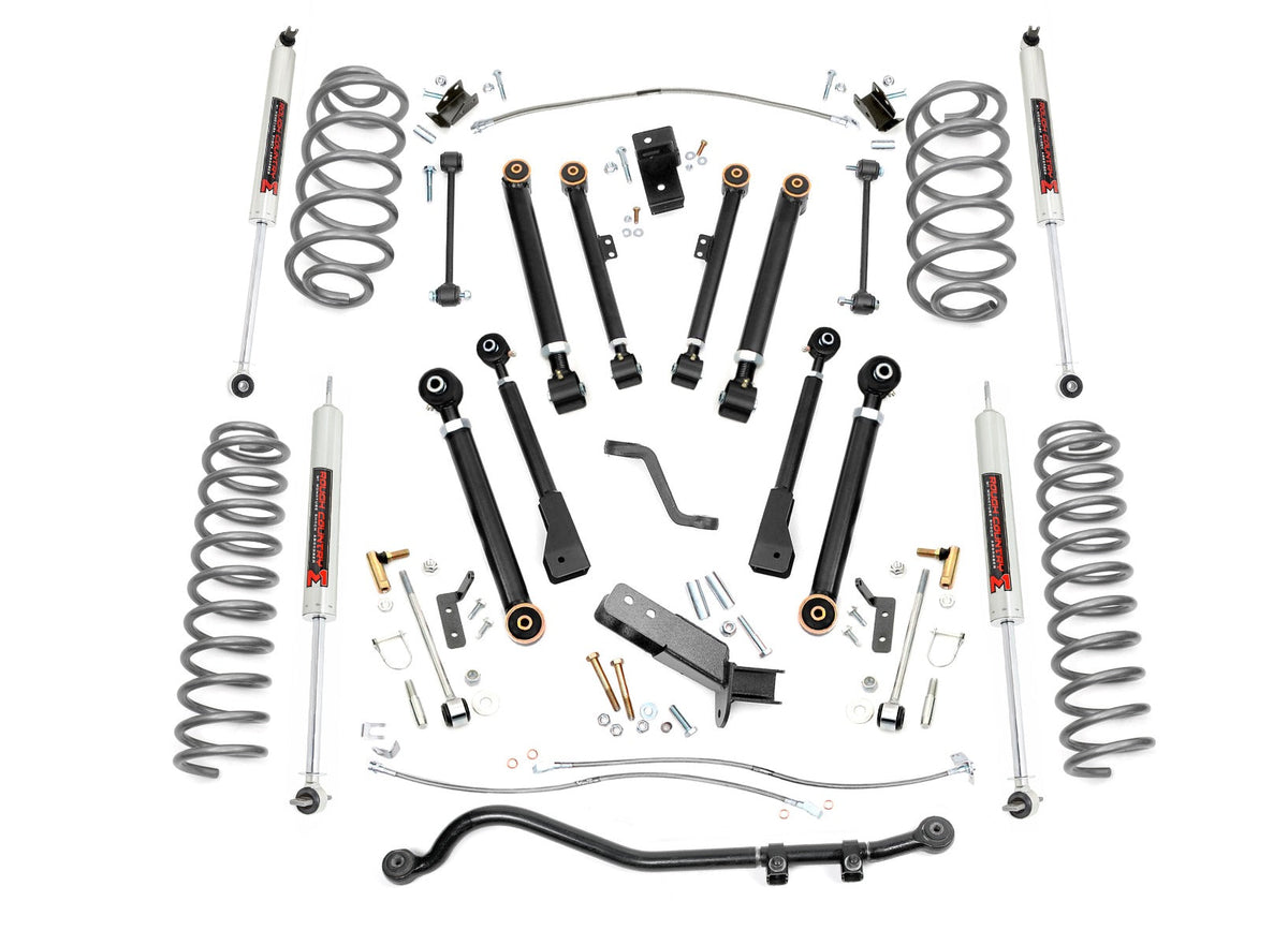 Rough Country 4 Inch Lift Kit X-Series M1 Fits Jeep Wrangler Tj 4WD (1997-2006) 66140