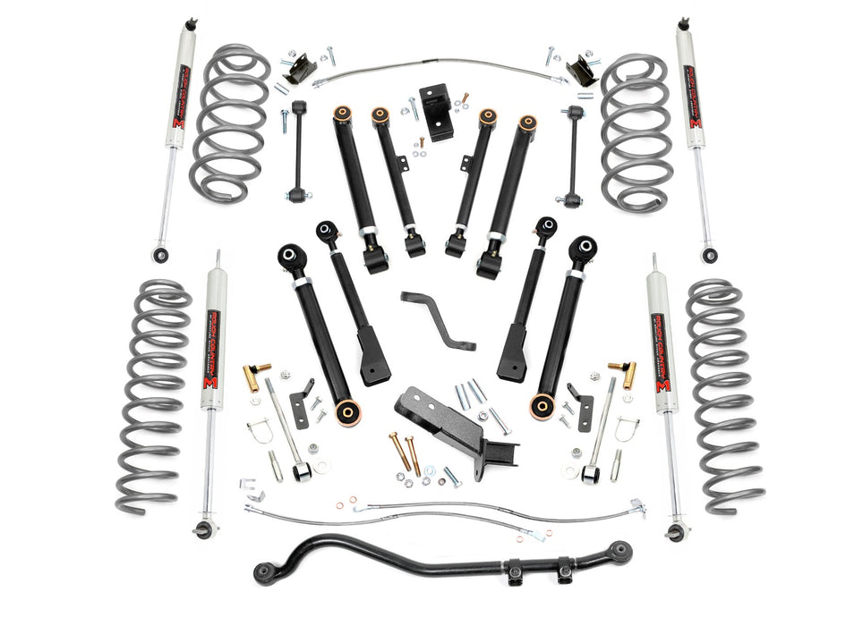 Rough Country 4 Inch Lift Kit X-Series M1 Jeep Wrangler Tj 4Wd (1997-2006) 66140