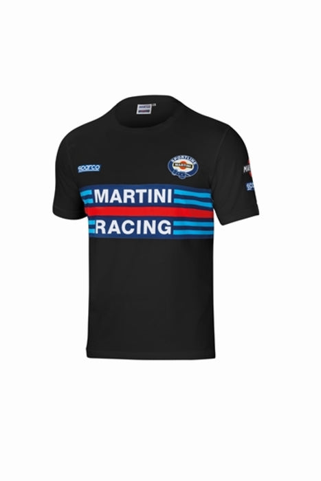 Sparco T-Shirt Martini-Racing XS Black 01274MRNR0XS